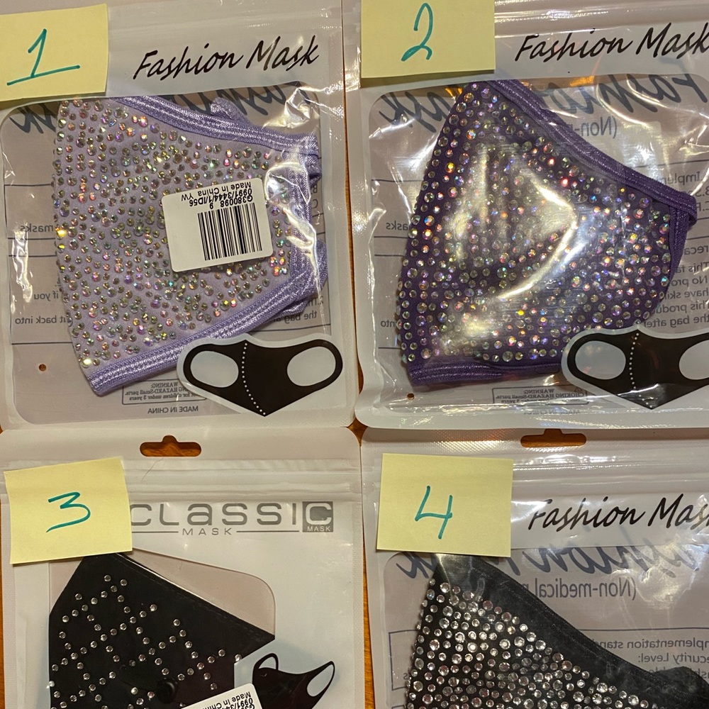 They are a fabulous selection of sparkly masks